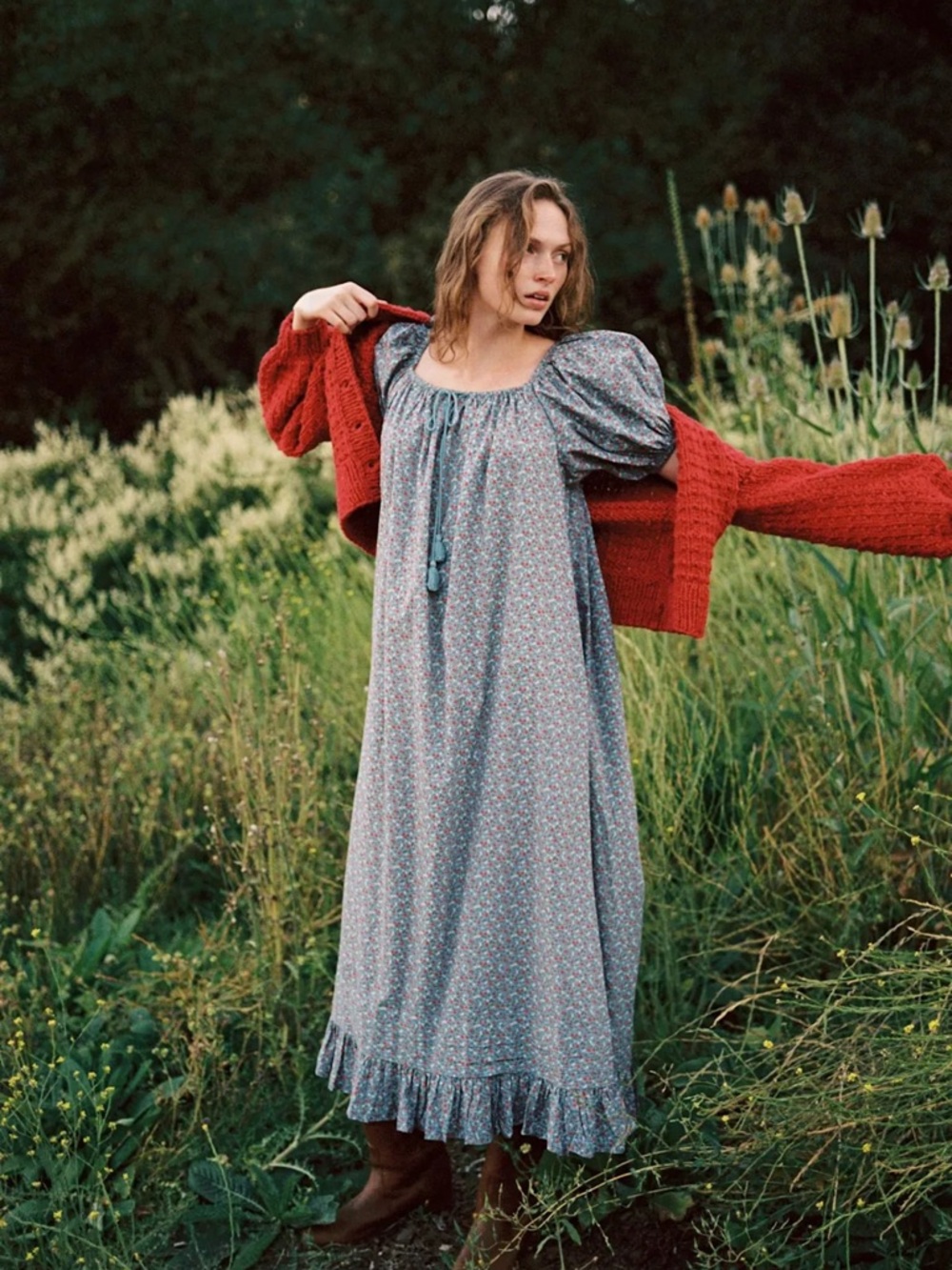 SOLD Christy Dawn Christy Dress in Calico Blues